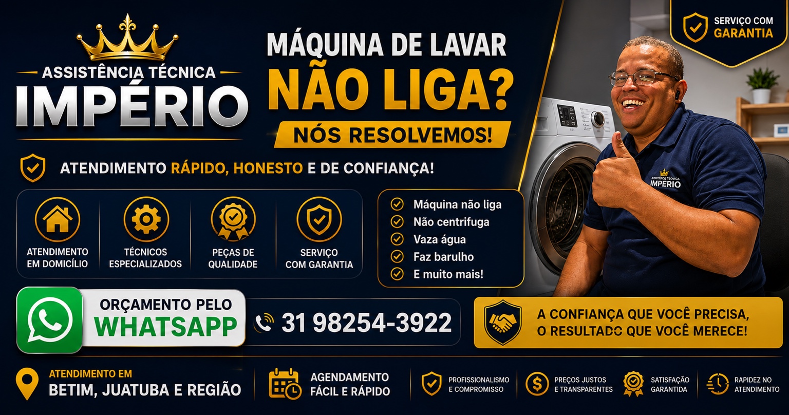 Banner da Revenda de Máquinas Império